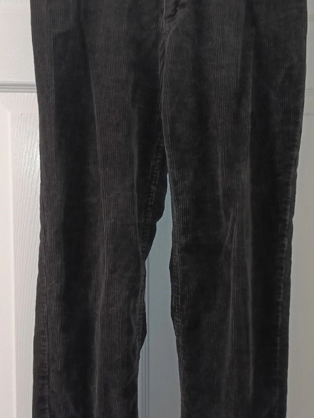 Vintage Gitano Black Corduroy Straight Leg Pants